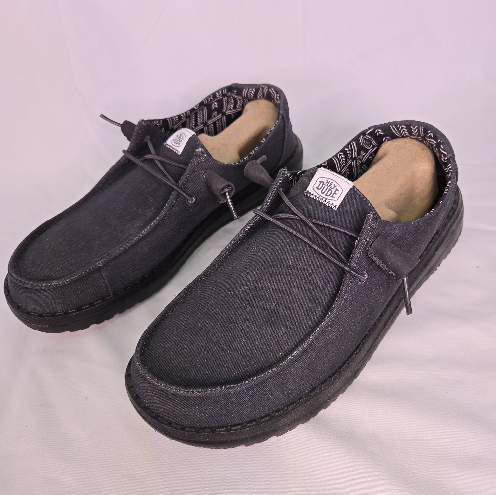 Hey Dude Women's Charcoal Loafers